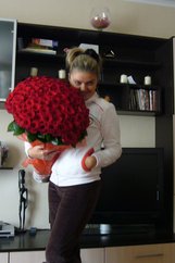 Доставка товара VIP букет из 101 красной розы    (236)