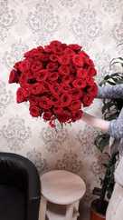 Доставка товара Букет из 51 красной розы «Самой Дорогой» (475)