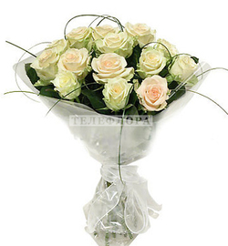 Букет из 15 роз «Солнечные розы»